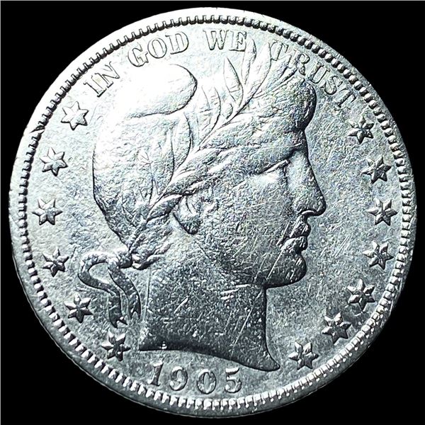 1905-S Silver Barber Half Dollar HIGH GRADE