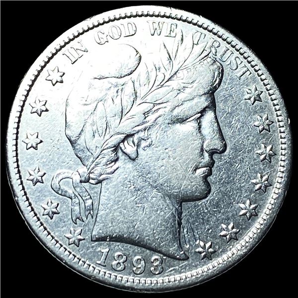 1893-S Silver Barber Half Dollar HIGH GRADE