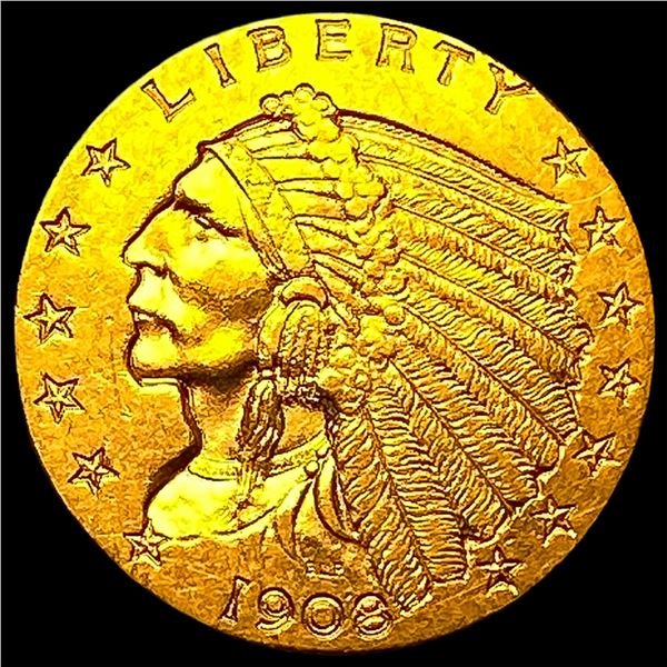 1908 Indian Head Cent NEARLY UNCIRCULATED