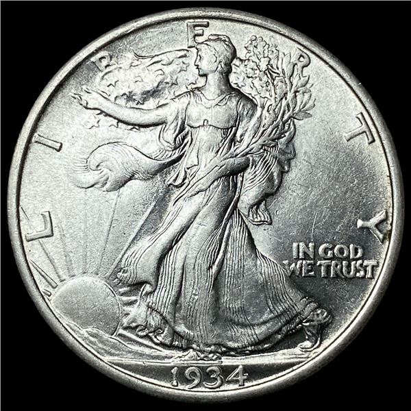 1934-S Walking Liberty Half Dollar NEARLY UNCIRCULATED