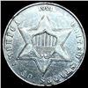 Image 1 : 1861 Three Cent Silver Piece HIGH GRADE