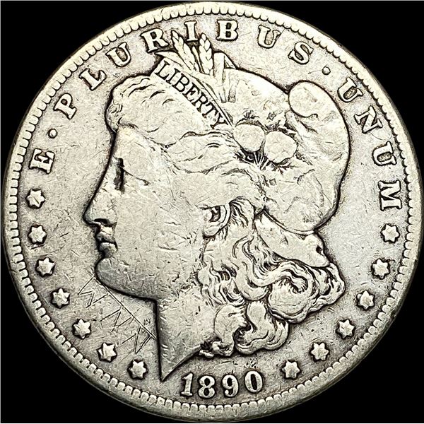 1890-CC Silver Morgan Dollar HIGH GRADE