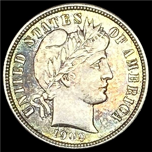 1909 Silver Barber Dime UNCIRCULATED