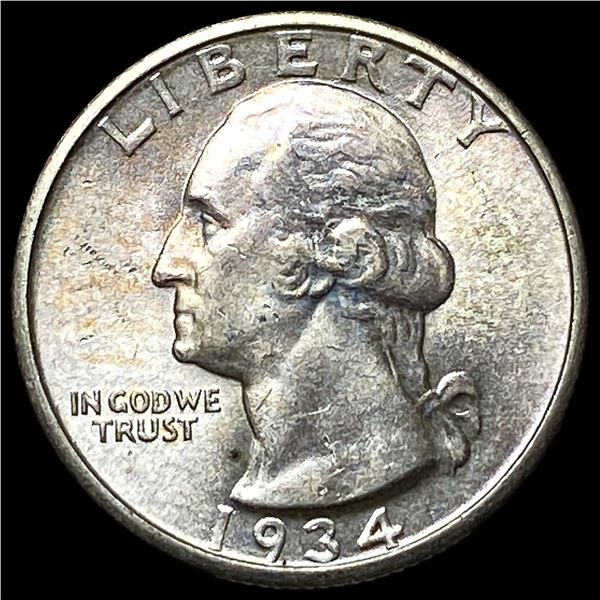 1934 Silver Washington Quarter UNCIRCULATED