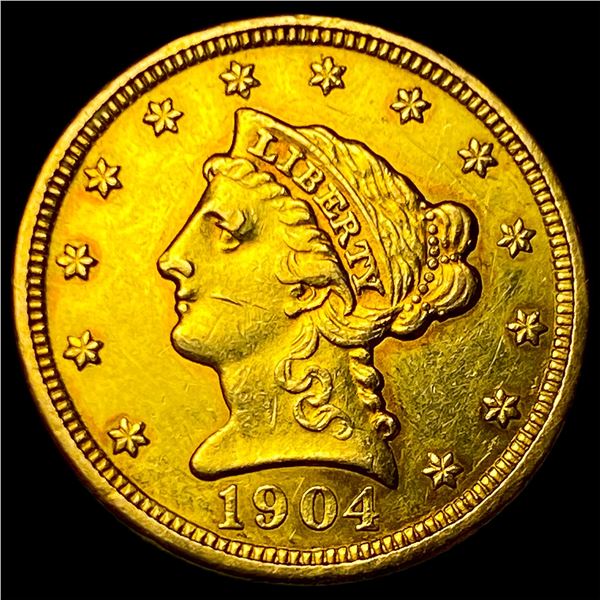 1904 Liberty Head Gold Quarter Eagle CLOSELY  UNCIRCULATED