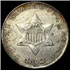 Image 1 : 1852 Silver Three-Cent Piece CLOSELY  UNCIRCULATED