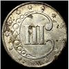 Image 2 : 1852 Silver Three-Cent Piece CLOSELY  UNCIRCULATED