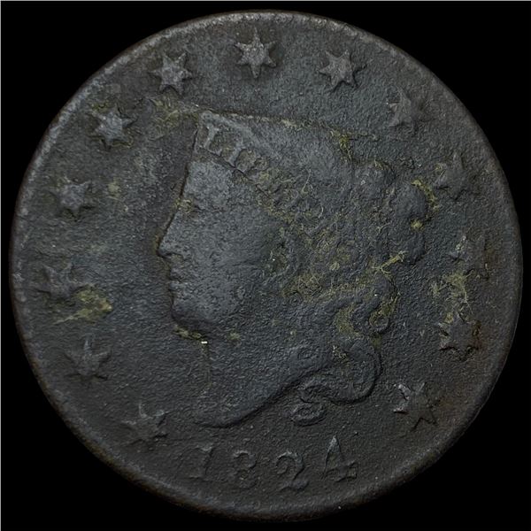 1824 Coronet Head Large Cent HIGH GRADE