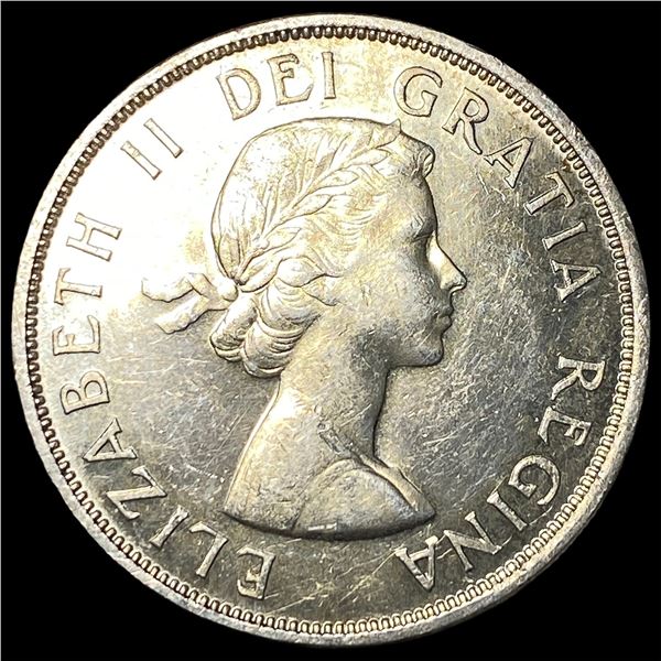 1958 Canada Silver Dollar British Columbia  CLOSELY UNCIRCULATED