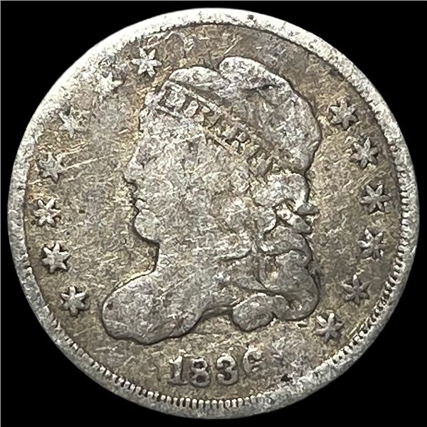 1836 Capped Bust Half Dime NICELY CIRCULATED