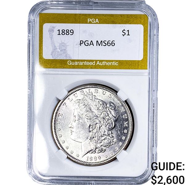1889 Morgan Silver Dollar PGA MS66