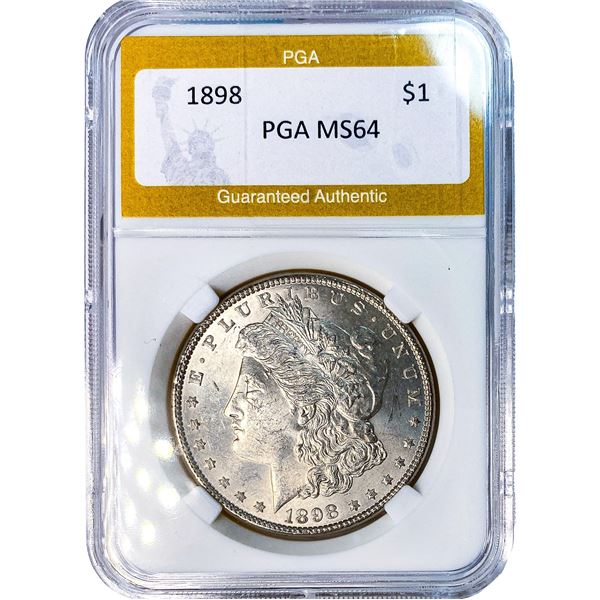 1898 Morgan Silver Dollar PGA MS64