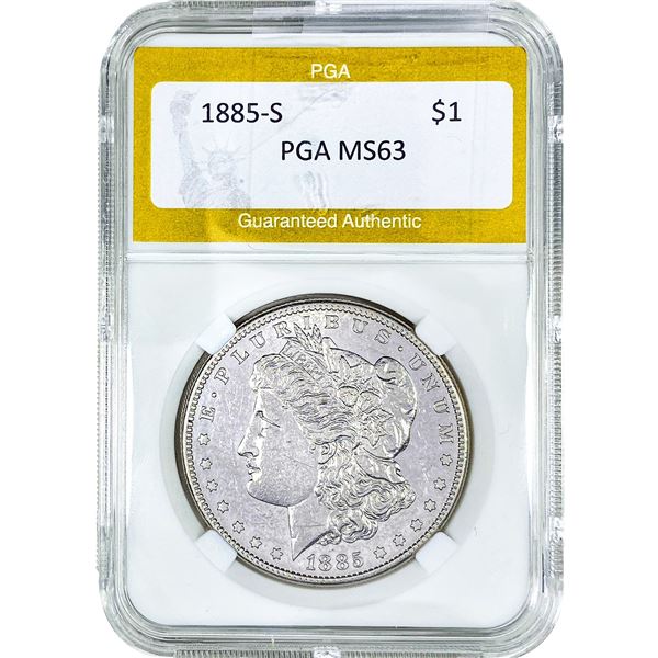 1921 Silver Peace Dollar PGA MS63