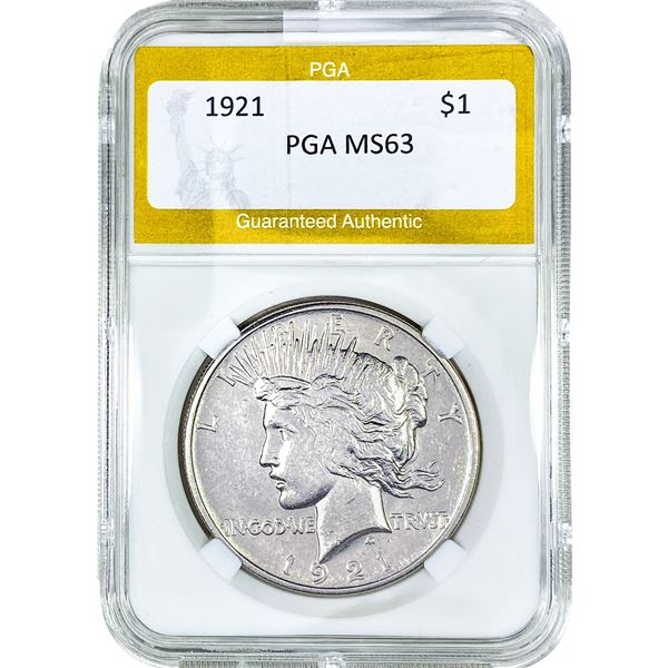 1885-S Morgan Silver Dollar PGA MS63