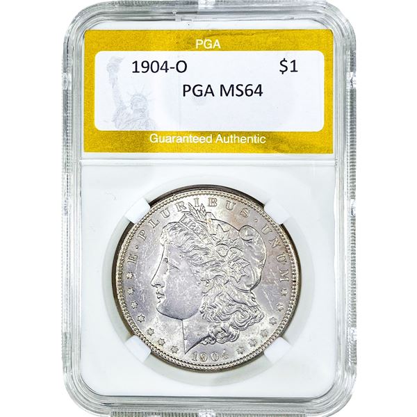 1904-O Morgan Silver Dollar PGA MS64