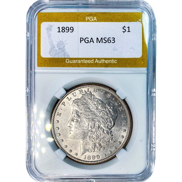1899 Morgan Silver Dollar PGA MS63