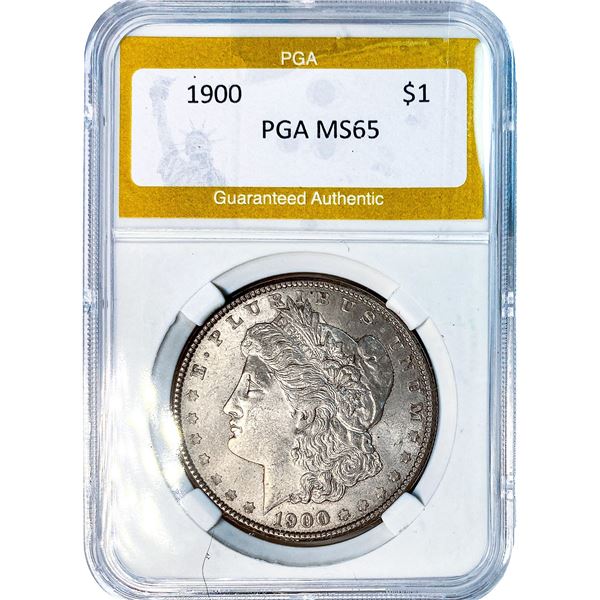 1900 Morgan Silver Dollar PGA MS65