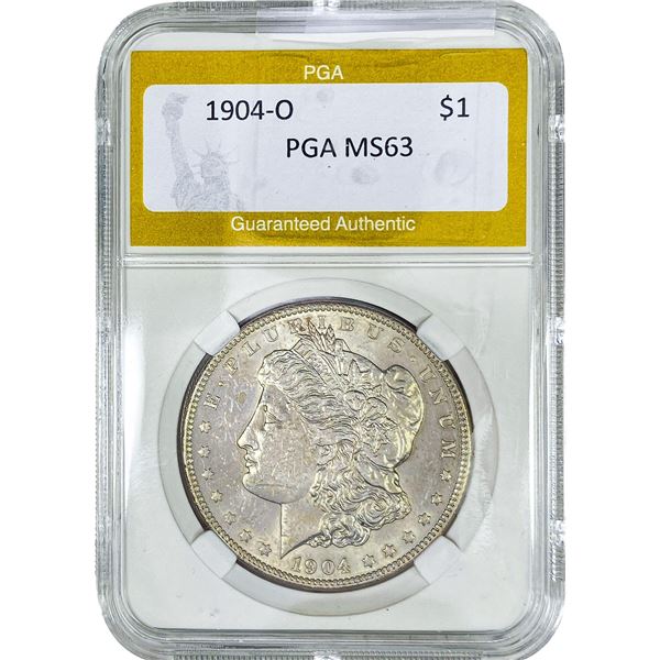 1904-O Morgan Silver Dollar PGA MS63