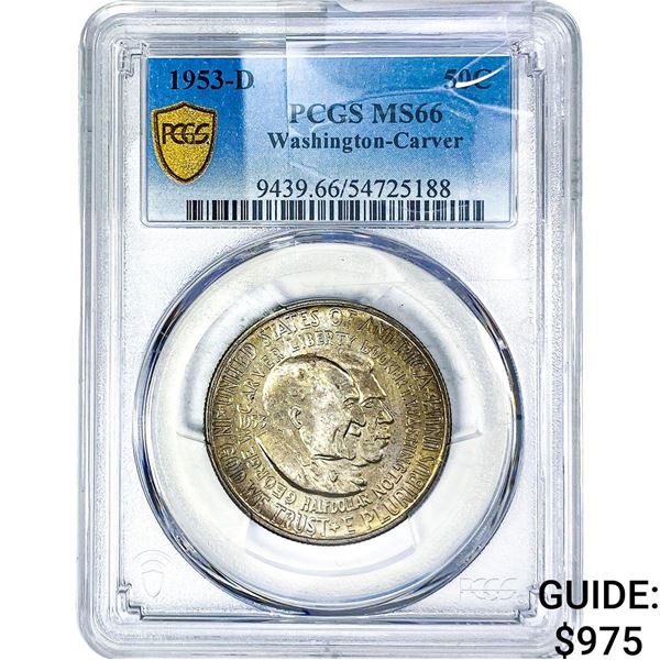 1935-D Washington Carver Half Dollar PCGS MS66