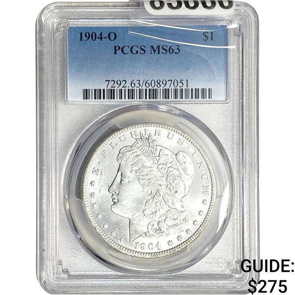 1904-O Morgan Silver Dollar PCGS MS63