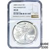 Image 1 : 2000 Silver Eagle NGC MS68 Millenium Set
