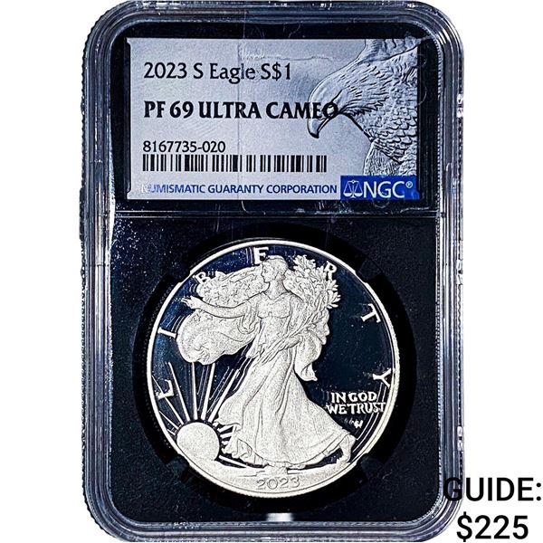 2023-S Silver Eagle NGC PF69 Ultra Cameo
