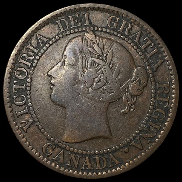 1859/8 Canada Bronze 1 Cent Wide 9
