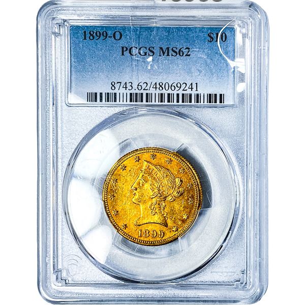 1899-O $10 Gold Eagle PCGS MS62