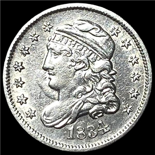 1834 Silver Capped Bust Half Dime  UNCIRCULATED