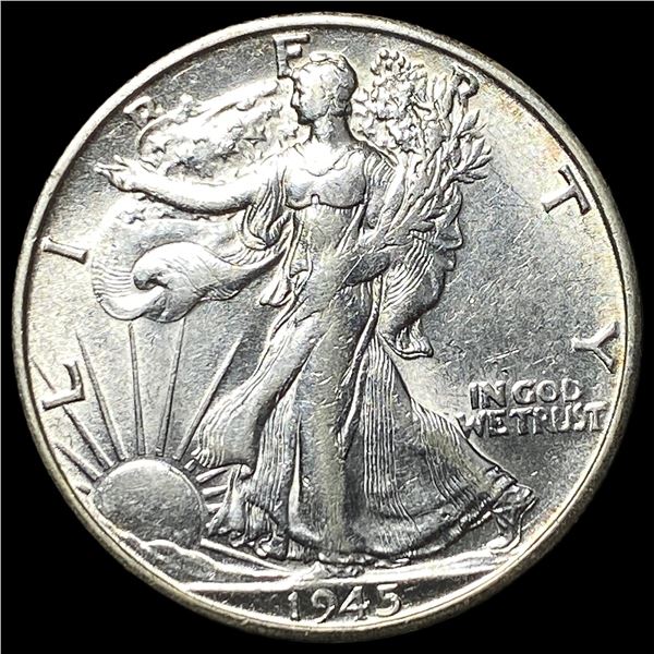 1945-S Walking Liberty Half Dollar CHOICE BU
