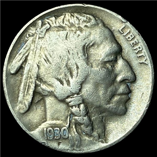 1930-S Buffalo Nickel NEARLY UNCIRCULATED