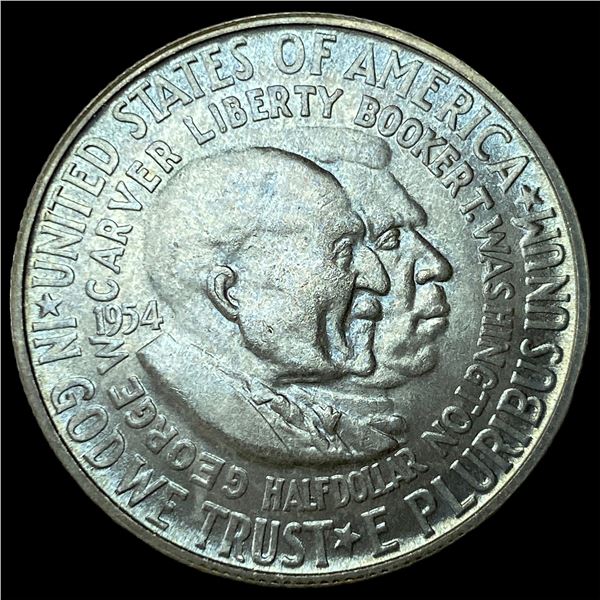 1954-S Silver Washington-Carver Half Dollar  UNCIRCULATED