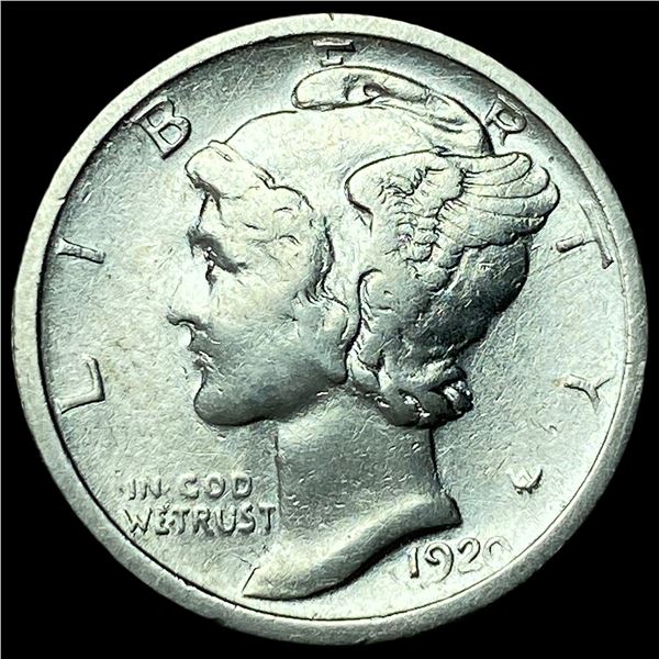 1920-S Silver Mercury Dime NEARLY  UNCIRCULATED