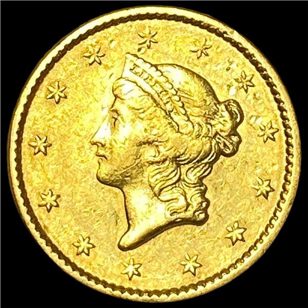 1850 Gold $1 Liberty Head Type 1 CLOSELY  UNCIRCULATED