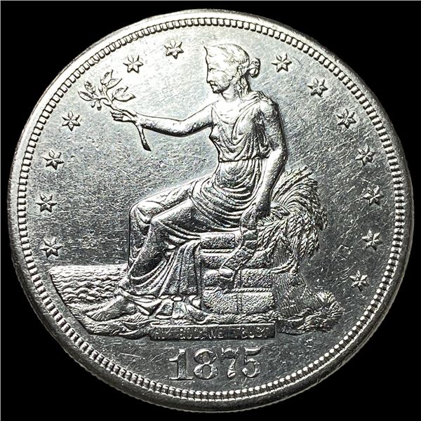 1875-S Silver Trade Dollar UNCIRCULATED