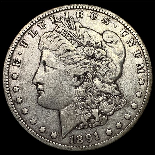 1891-O Silver Morgan Dollar LIGHTLY  CIRCULATED