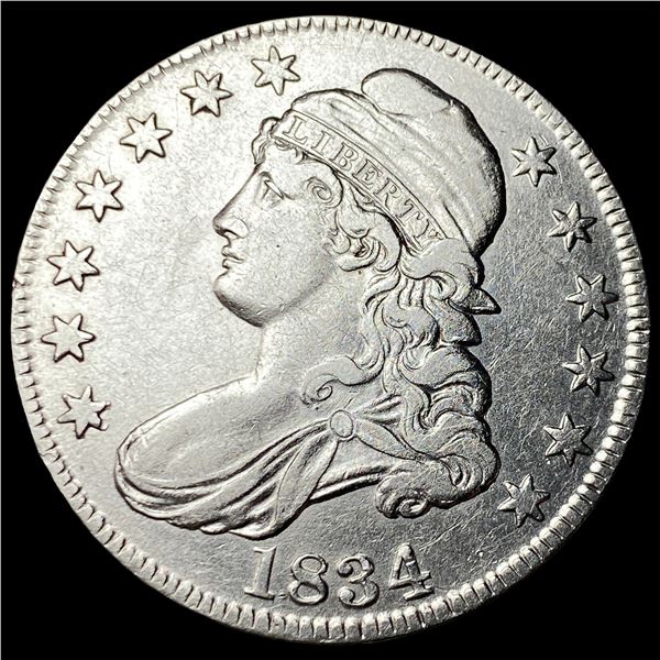 1834 Capped Bust Half Dollar CLOSELY  UNCIRCULATED