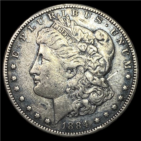 1884-S Morgan Silver Dollar NEARLY  UNCIRCULATED