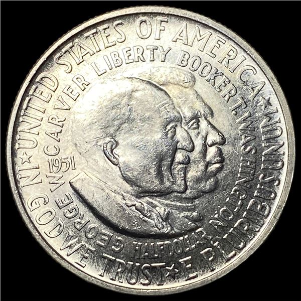 1951 Silver Washington-Carver Half Dollar  CHOICE BU
