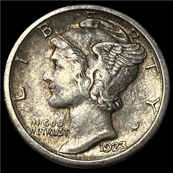 1923-S Silver Mercury Dime CLOSELY  UNCIRCULATED