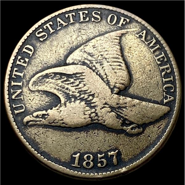 1857 Flying Eagle Cent LIGHTLY CIRCULATED