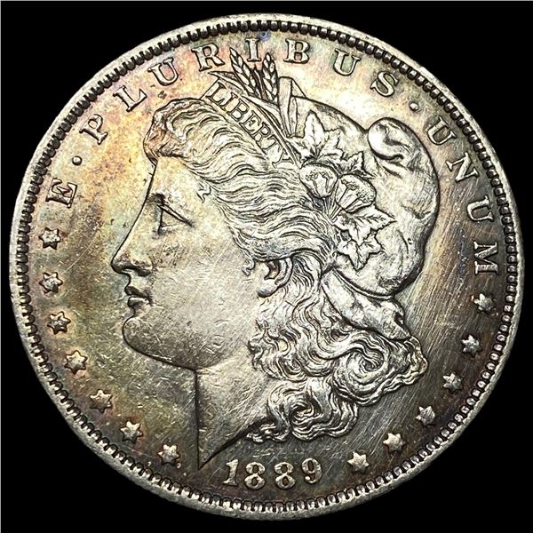1889-O Silver Morgan Dollar ABOUT  UNCIRCULATED