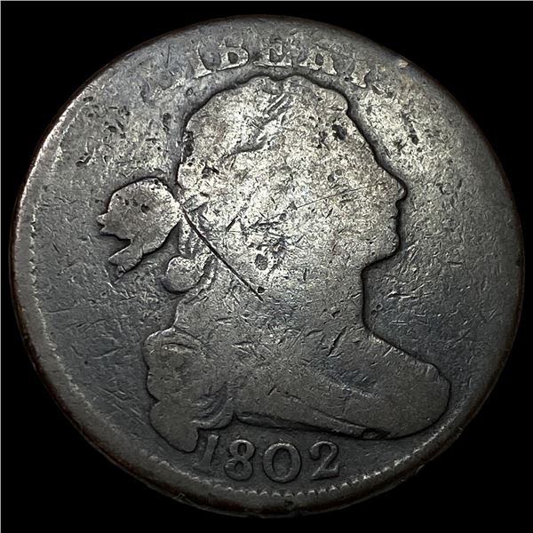 1802 Draped Bust Large Cent NICELY CIRCULATED