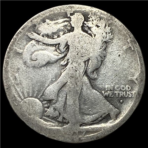 1917-S Walking Liberty Half Dollar LIGHTLY  CIRCULATED