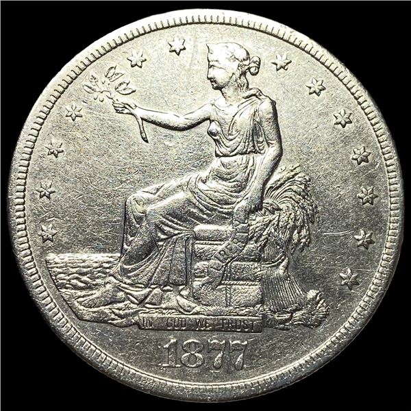 1877-S Silver Trade Dollar ABOUT UNCIRCULATED