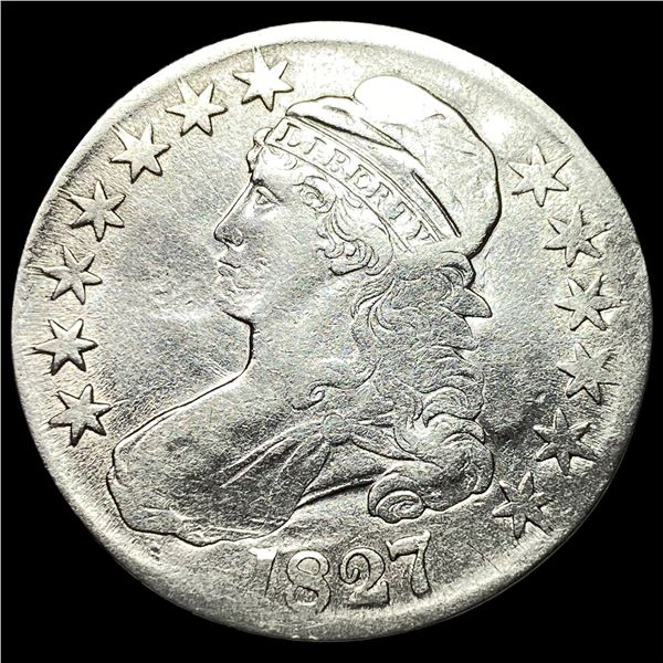 1827 Capped Bust Half Dollar LIGHTLY  CIRCULATED