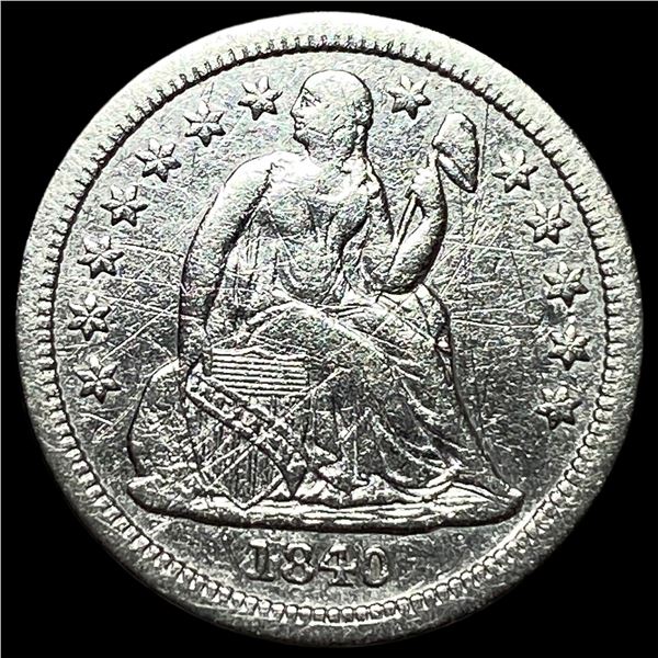 1840 Silver Seated Liberty Dime HIGH GRADE