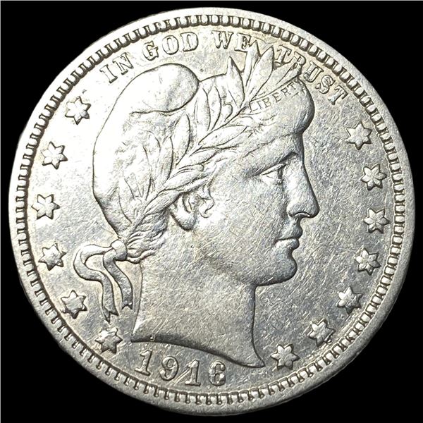 1916-D Silver Barber Quarter CLOSELY  UNCIRCULATED