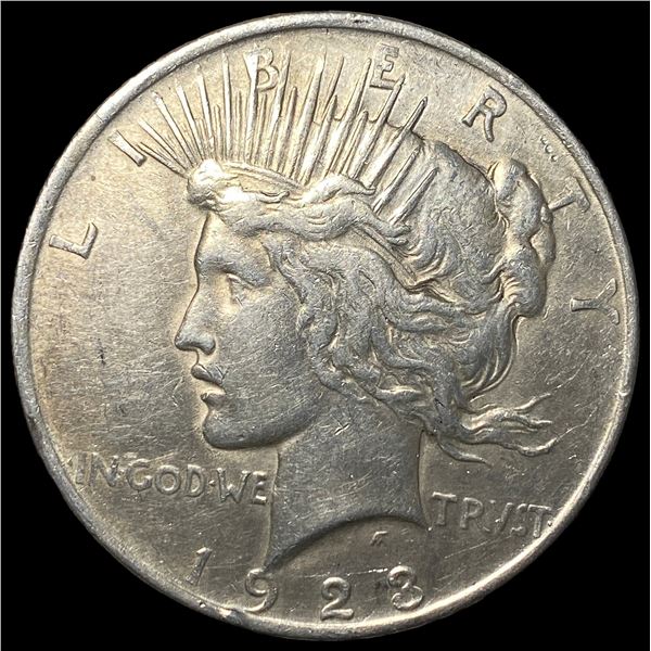 1923 Silver Peace Dollar CLOSELY UNCIRCULATED