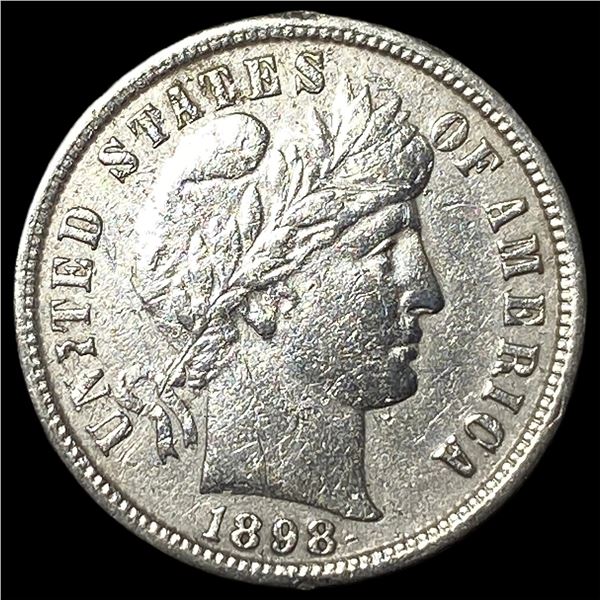 1898-S Silver Barber Dime CLOSELY  UNCIRCULATED